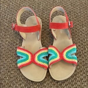 Mini Boden colorful kids sandals, size 35